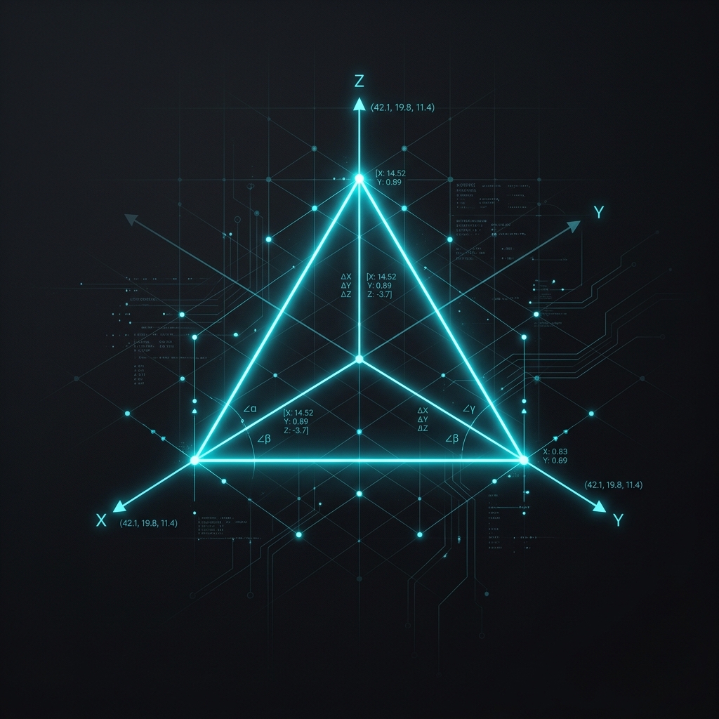 3-Vector Triangulation Graphic